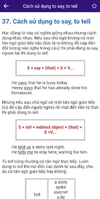 Ngữ Pháp Tiếng Anh android App screenshot 6